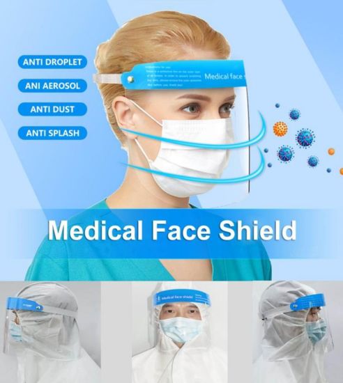 Medical Hospital Anti-niebla Aislamiento Protección Protector facial con Ce FDA